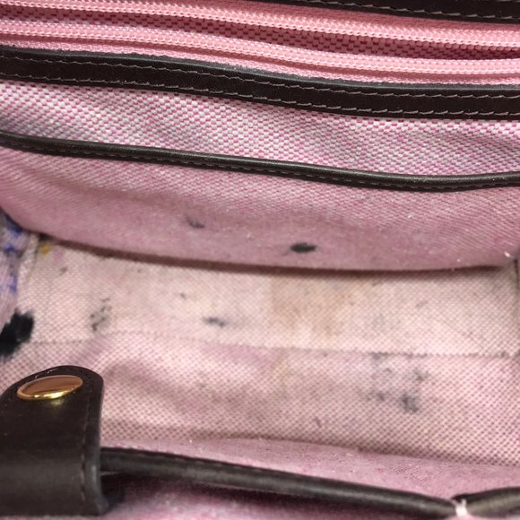 Dooney & Bourke Red Large Leather Crossbody Bag - Picture 9 of 10